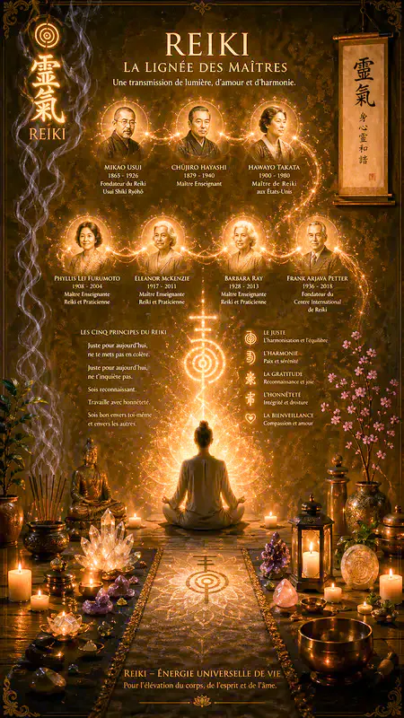 le Reiki Usui et les lignées