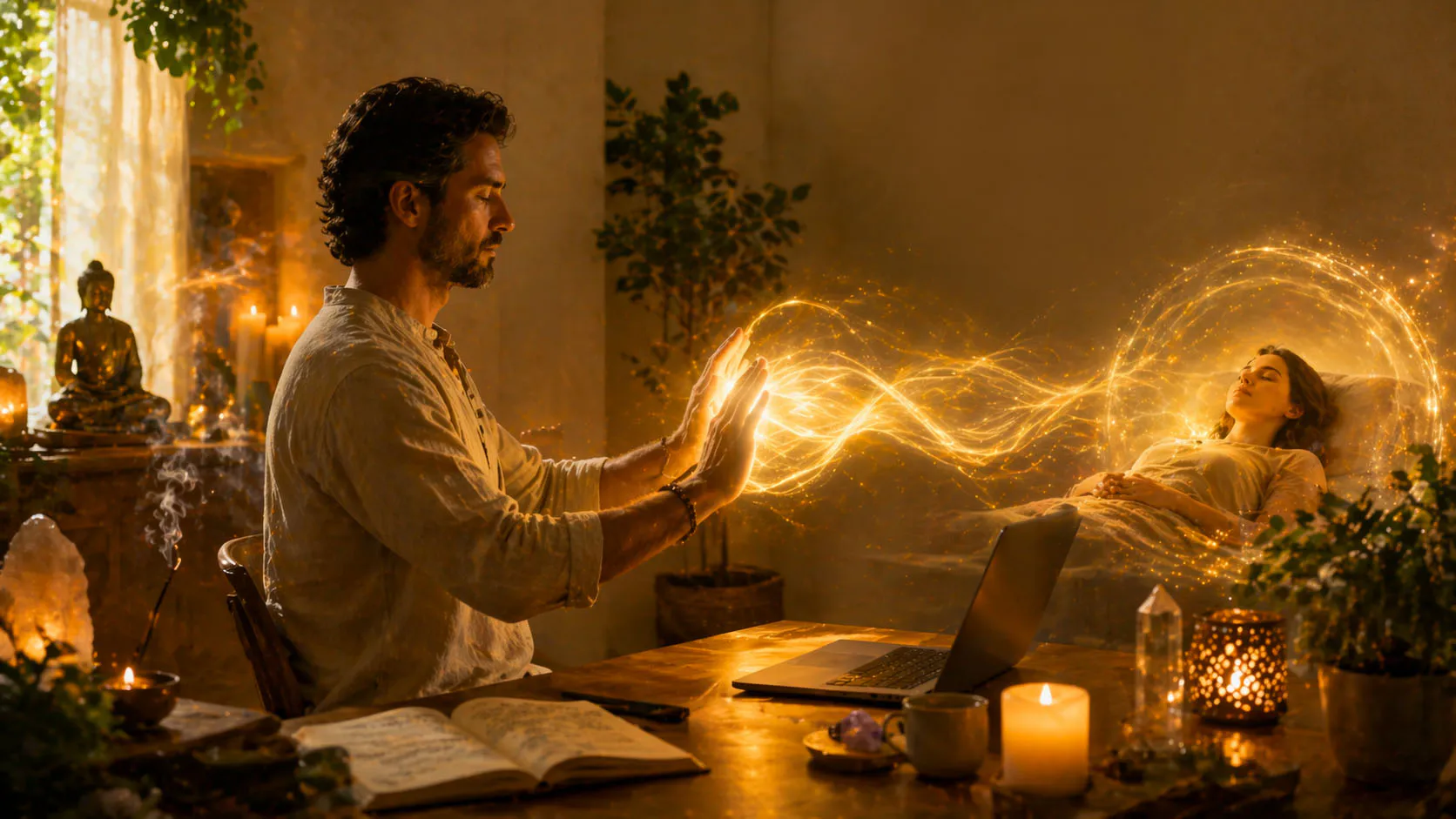 Séance de Reiki à distance — présentiel ou distance avec Patrice Haltaya