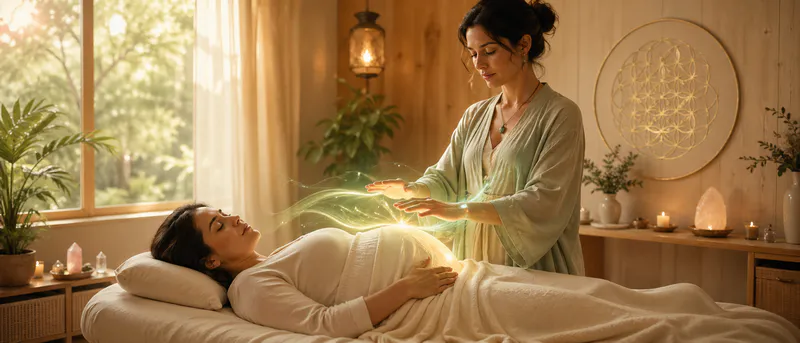 Reiki pour femme enceinte — un accompagnement doux pendant la grossesse